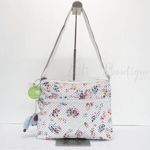 Kipling K10567 Annabelle Double Zipper Crossbody Bag Polyester Radiant Bouquet